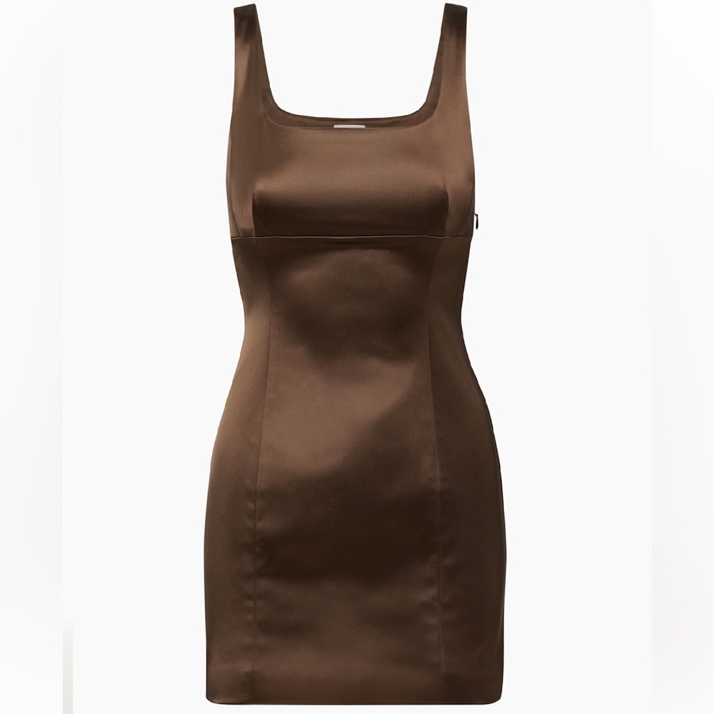 Aritzia Wilfred Shine Satin Dress